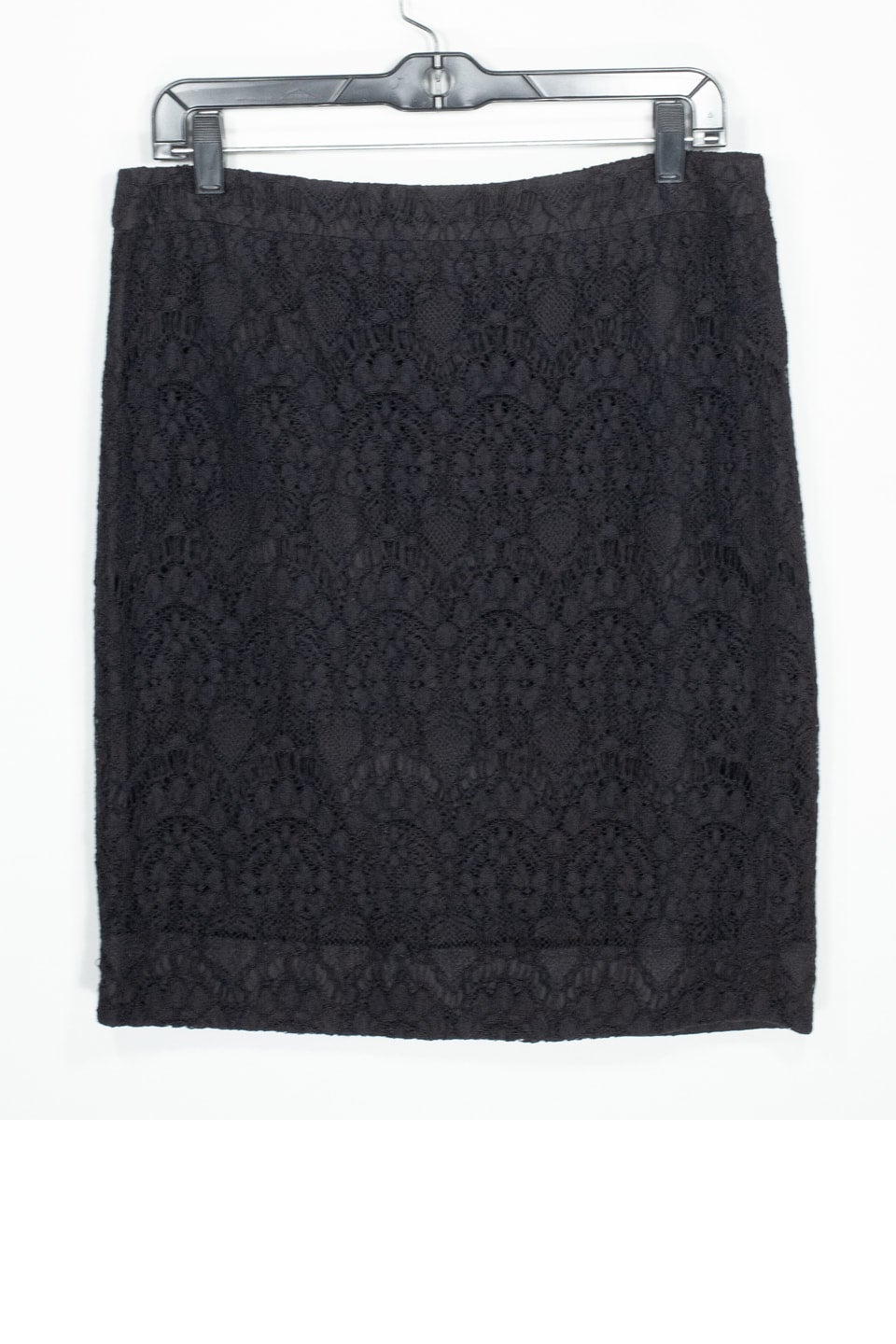 J crew black lace skirt top